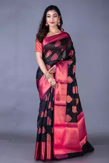 Vanarasi chanderi silk saree