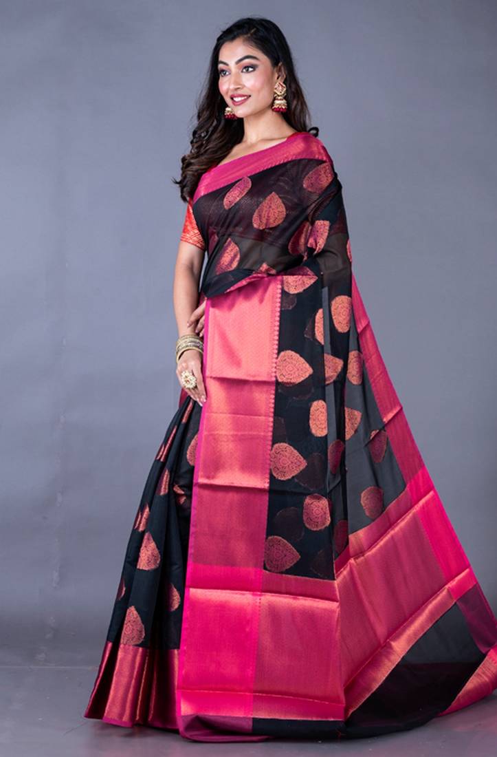 Vanarasi chanderi silk saree