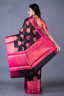 Vanarasi chanderi silk saree