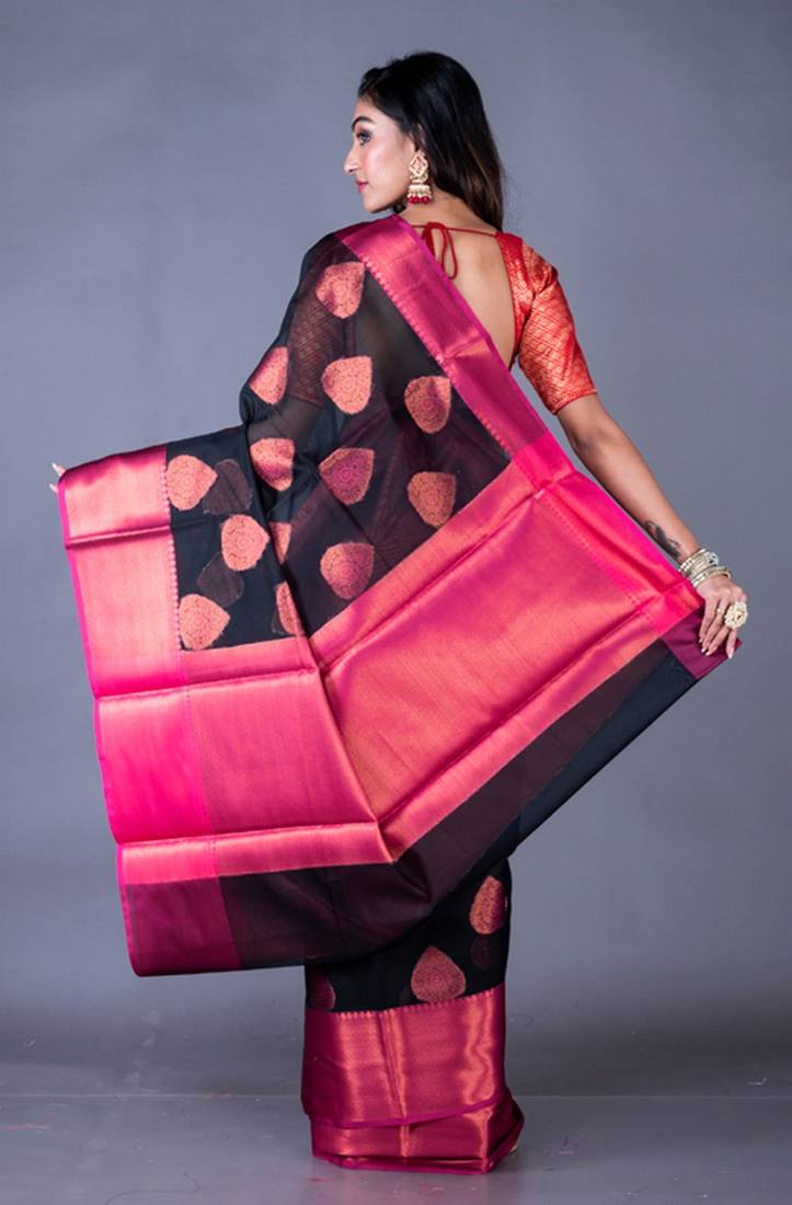 Vanarasi chanderi silk saree