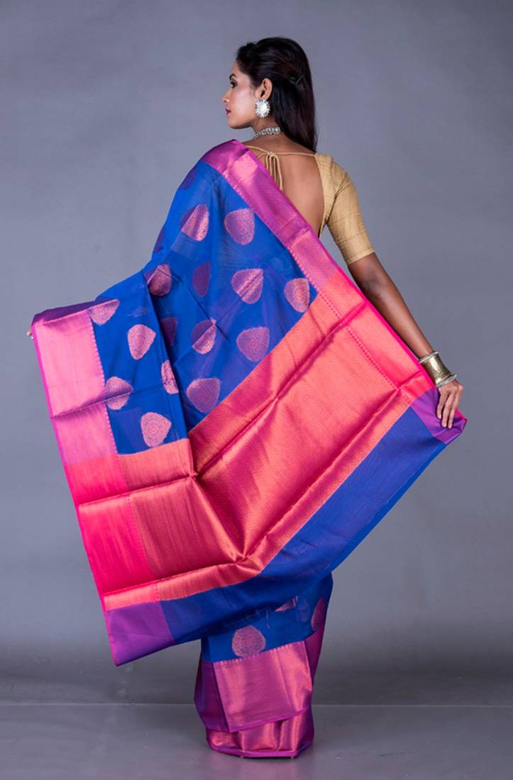 Vanarasi chanderi silk saree