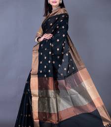 Vanarasi chanderi silk kota saree zari border and pallu