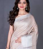 Vanarasi chanderi silk butti all over saree