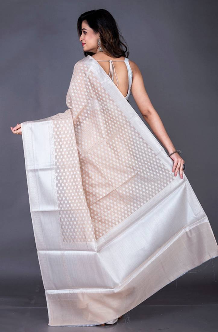 Vanarasi chanderi silk butti all over saree