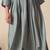 White woven cotton long-kurtis