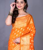 Semi Vanarasi silk saree