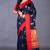 South chanderi silk temple border saree heavy butta