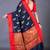 South chanderi silk temple border saree heavy butta