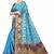 SKY BLUE BANARASI SILK SAREE 