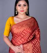 Vanarasi chanderi kota heavy border zari silk saree