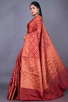 Vanarasi chanderi kota heavy border zari silk saree