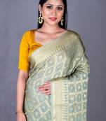 Vanarasi georgette full body work golden zari saree