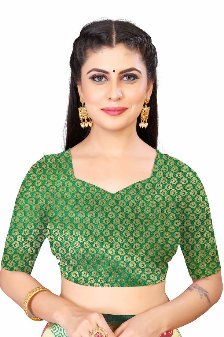 NAVY BLUE BANARASI SILK SAREE 