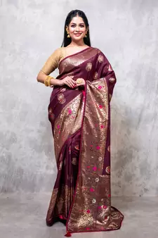 Pure dola silk saree