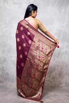 Pure dola silk saree