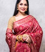 Pure dola silk saree