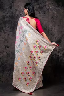 Pure dola silk saree