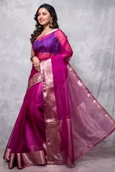 Organza saree