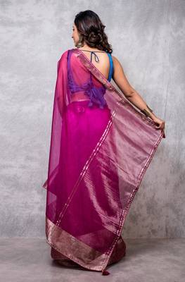Organza saree 4