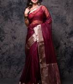 Organza saree