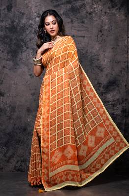 Georgette saree with digital print 3