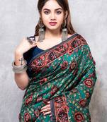 Pure opara saree digital print