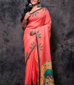 Pure viscose organza digital print saree