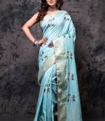 Fancy embodiery saree