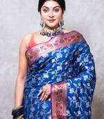 Vanarasi cotton silk saree