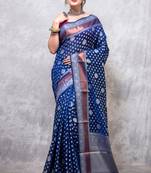 Chandari cotton resham saree
