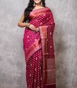 Chandari cotton resham saree