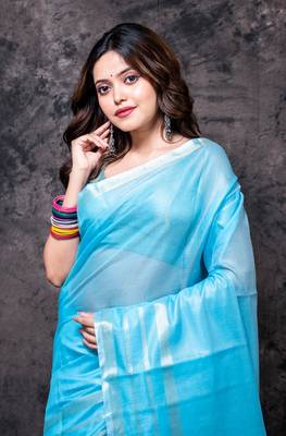 Tissu check, kora, tissu saree 1