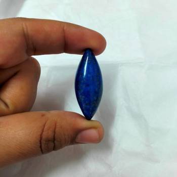 Natural Lapis Lazuli at Wholesale Rate 39.25 Ratti 35.76 Carat Marquise Shape लाजवर्द Loose Gemstone Jewelry Making 1 Pc 4