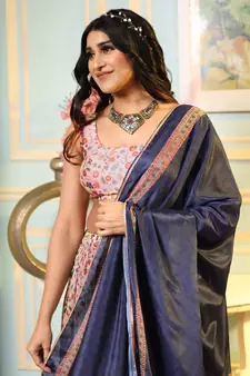 Multi Digital Printed Satin Silk Lehenga With Blouse Up To 42" Size