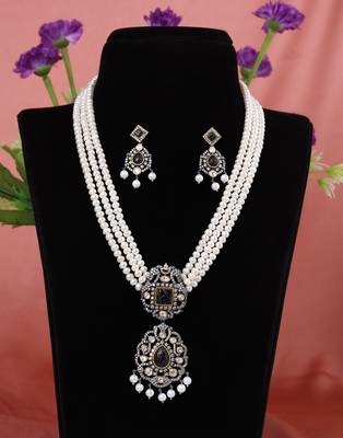 Real Natural Hyderabadi pearls Set 1