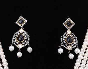 Real Natural Hyderabadi pearls Set 3
