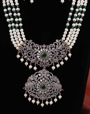 Real Natural Hyderabadi pearls Set 2