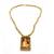BRIJ HAAT Wooden Hanuman ji Locket with Wood Kanthi Mala (Wood mala)