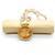 BRIJ HAAT Wooden Hanuman ji Locket round with Wood Kanthi Mala (Wood mala)