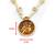 BRIJ HAAT Wooden Hanuman ji Locket round with Wood Kanthi Mala (Wood mala)