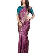PURPLE BEAUTIFUL BANDHNI PATOLA SAREE 