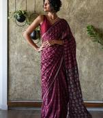 Suta Multi Pure Cotton Floral Printed Saree Without Blouse