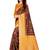 COFFEE Zari Woven Kanjivaram Saree With Blouse