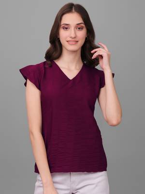 Women's Hip Length Silk Casual Hip Length Top (MAT4PATTI) 4