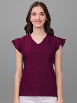 Women's Hip Length Silk Casual Hip Length Top (MAT4PATTI) 5