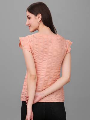 Women's Hip Length Silk Casual Hip Length Top (MAT4PATTI) 2