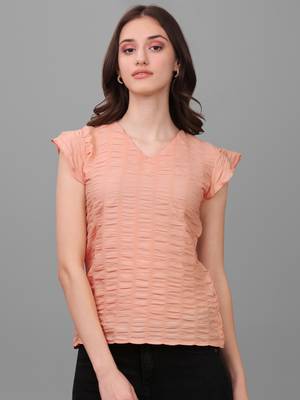 Women's Hip Length Silk Casual Hip Length Top (MAT4PATTI) 4