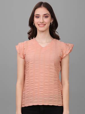 Women's Hip Length Silk Casual Hip Length Top (MAT4PATTI) 5