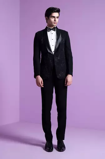 Black Moonbeam Tuxedo Set