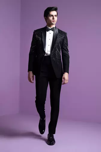 Black Ray Blaze Tuxedo Set